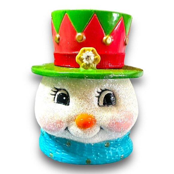 Hallmark Keepsake Cookie Jar Surprise Ornament Set With Santa & Snowman Miniatur - Picture 4 of 13